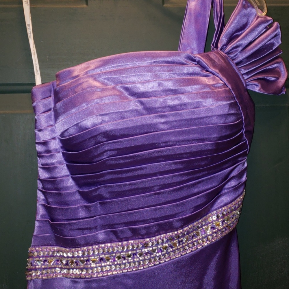Purple prom dress